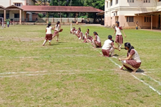 KHO-KHO PRACTICE FOR SENIOR SECONDARY GIRLS